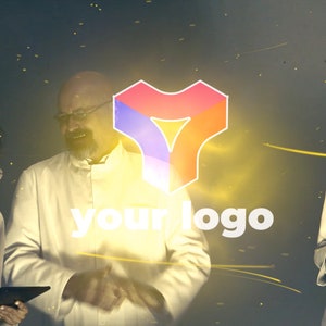 Live action mockup animation - get your logo discovered by scientists in the secret lab - your company becomes all times biggest discovery