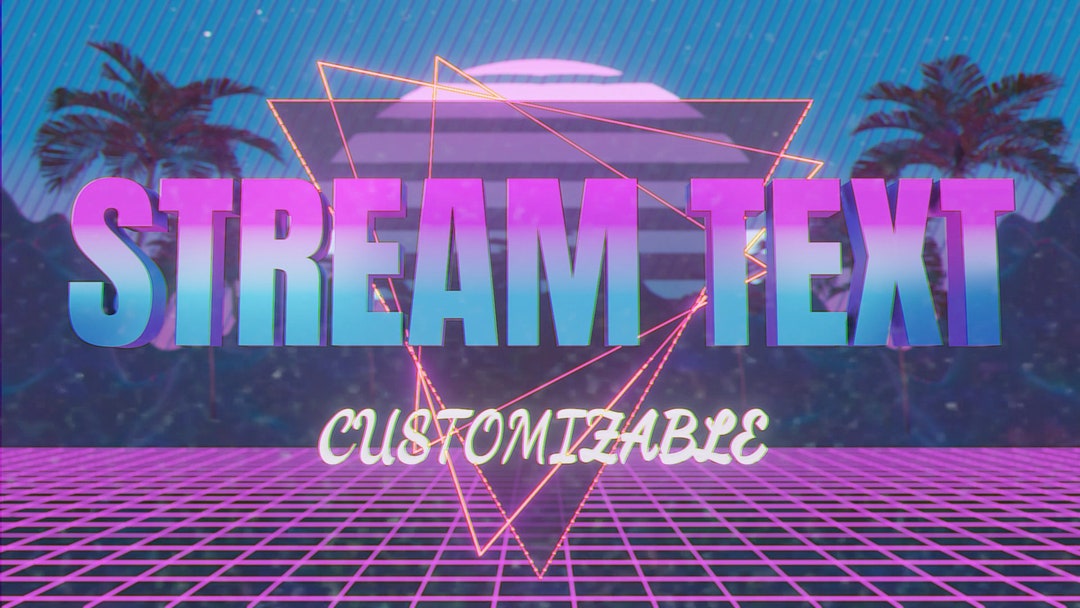 Retro VHS Customizable Intro for Twitch or Any Other Media - Customize ...