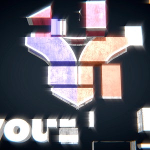 May include: A 3D logo with a stylized letter "Y" in a purple and orange color scheme. The logo is set against a dark background with the word "your" in white text below it.