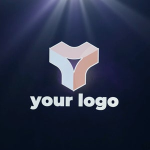 Cinematic Logo Stinger Reveal - Logo reveals from custom color smoke then comes into focus in lights and gets fully colored