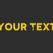 Flat Circle Animated Custom Text Overlay With Custom Colors Great for ...