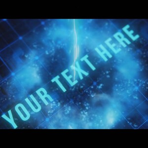 Custom Text Headline Animation: Death Star Reactor Laser Cannon Theme