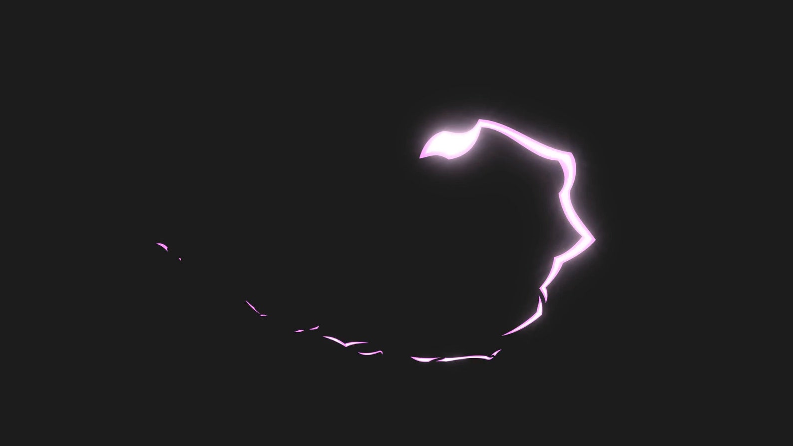 Anime Strike Burst Zap Logo Animation With Light Glowing - Etsy