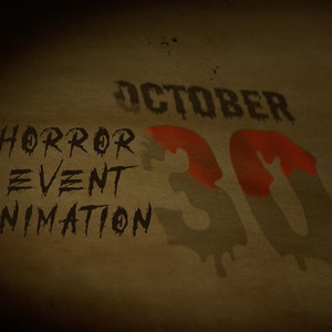 Horror Intro Scene, your own custom text, your images inserted, excellent for youtube or twitch screen, starting soon, animated scene