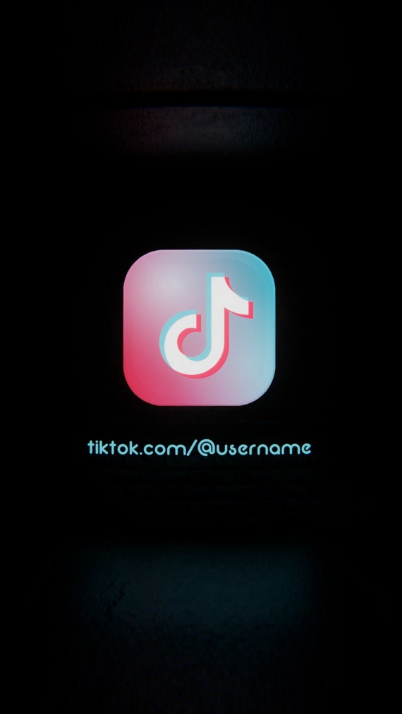 Tiktok Stinger Intro Neon Animation Customizable Text User - Etsy Tiktok Stinger Intro Neon Animation Customizable Text User - Etsy