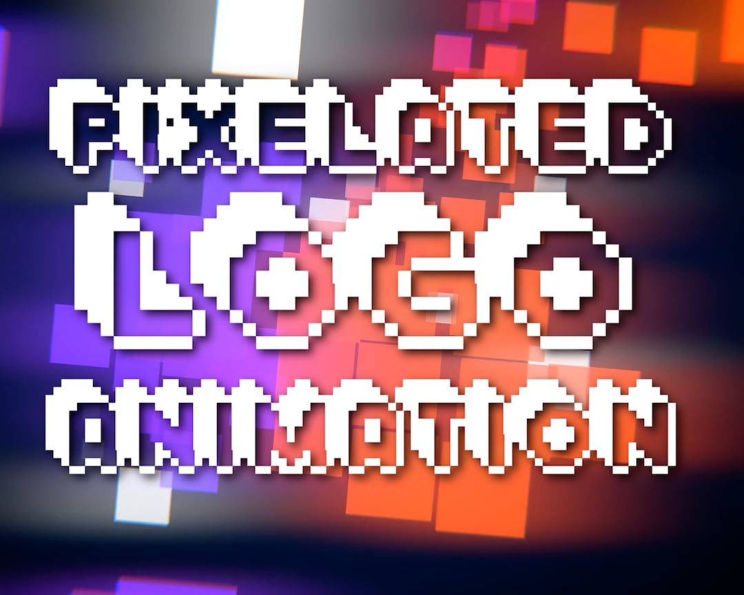 Personalized Pixelated Logo Logo Reveals From the Fading Pixels Use for ...