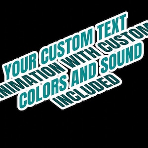 Modern Stair-Style Titles: Custom Text & Colors - Overlay-Ready MOV File with No Background