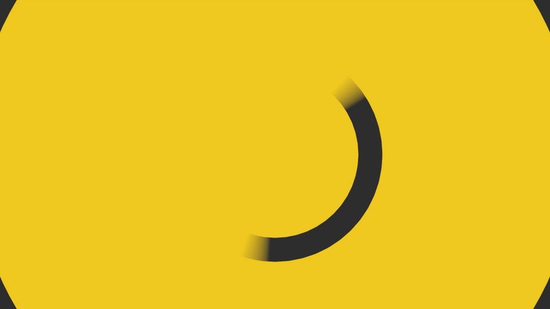 Flat Circle Animated Custom Text Overlay With Custom Colors Great for ...