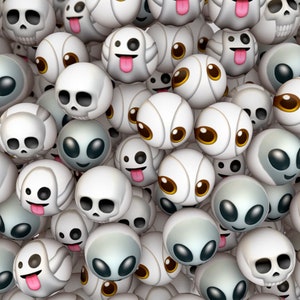 Spooky Emoji Transition with alpha channel and sound for your video scenes stinger social media transition or any other, with sound