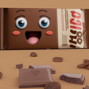 Chocolate Sweet Logo Animation Plus Your Text and Customized Wrapper ...