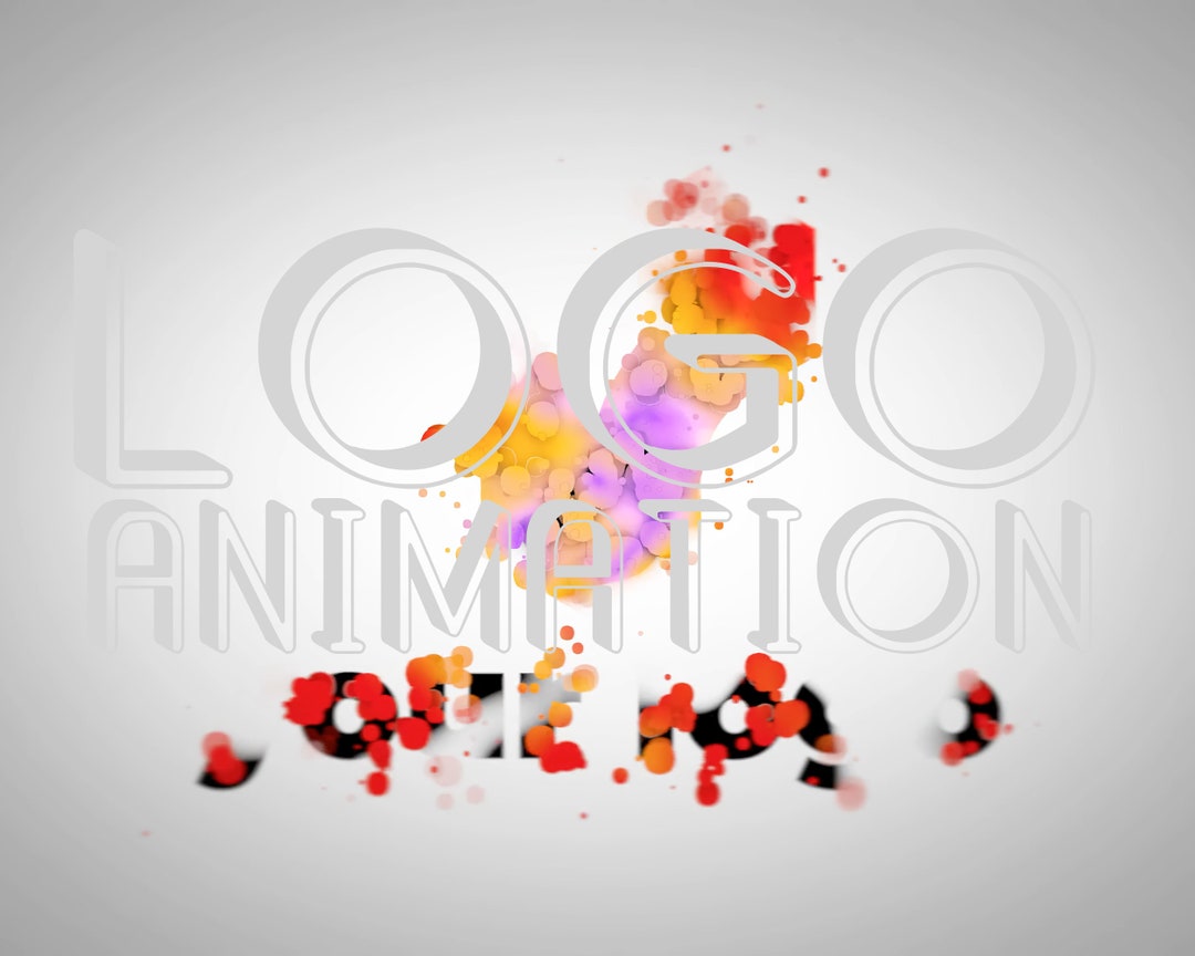 Colorful Particles Animation With Logo Stinger Intro and Sound - Logo ...