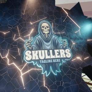 Dynamischer Logo Stinger Übergang mit Ton: Alphakanal, Personalisierbar, Für Streamszenen & Twitch-Übergänge, MP4 FullHD