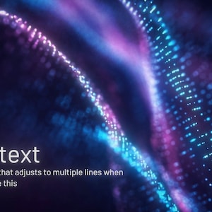 Dreamy Particles Overlay With Custom Text and Colors Great for Any ...