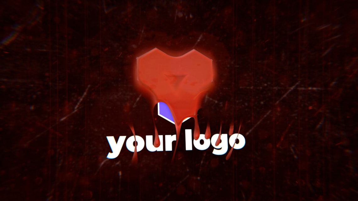 Bloody Animated Customizable Logo Stinger With Horror Sound - Etsy