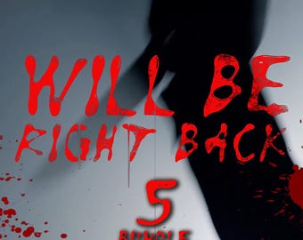 Slasher Stream Overlay Pack – Knife Strike Transitions + Blood FX | 11s MP4 + 2 Static PNGs | With & Without Audio