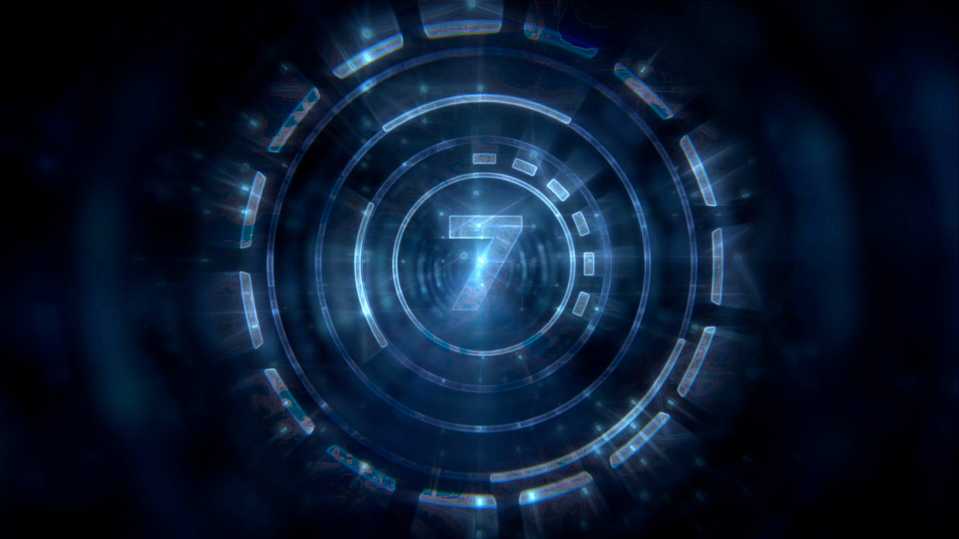 Digital Countdown Intro Animated Glowing Custom Color Countdown With ...