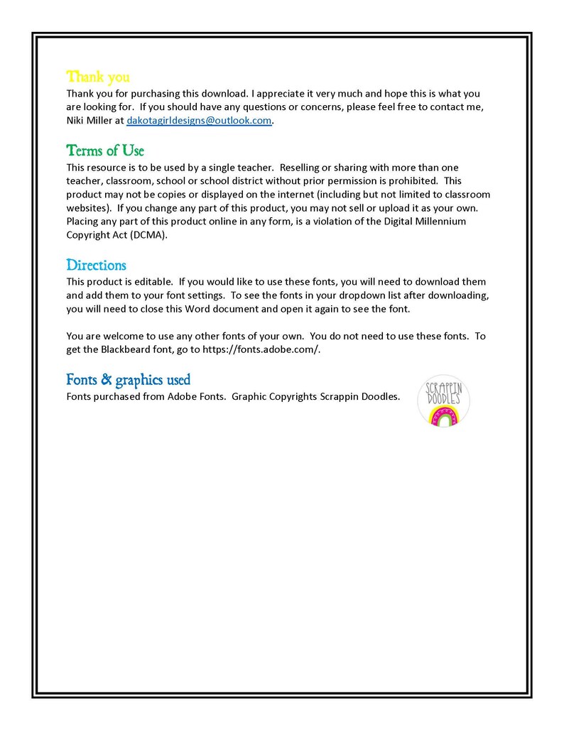 Editable - Bio Letter to Preschool Parents - Etsy