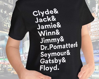 Jeremy Jordan Roles Shirt, Broadway Icon Inspired Fan Merch, Comfy Cotton Tee for Musical and Theater Lovers (XS-4XL)