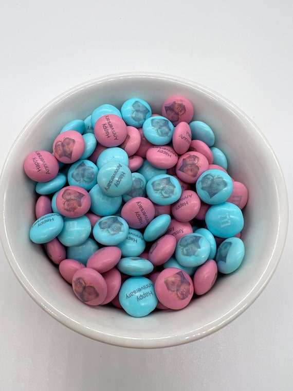 Custom Printed Chocolates ANNIVERSARY M&MS Candy Coated -  Finland