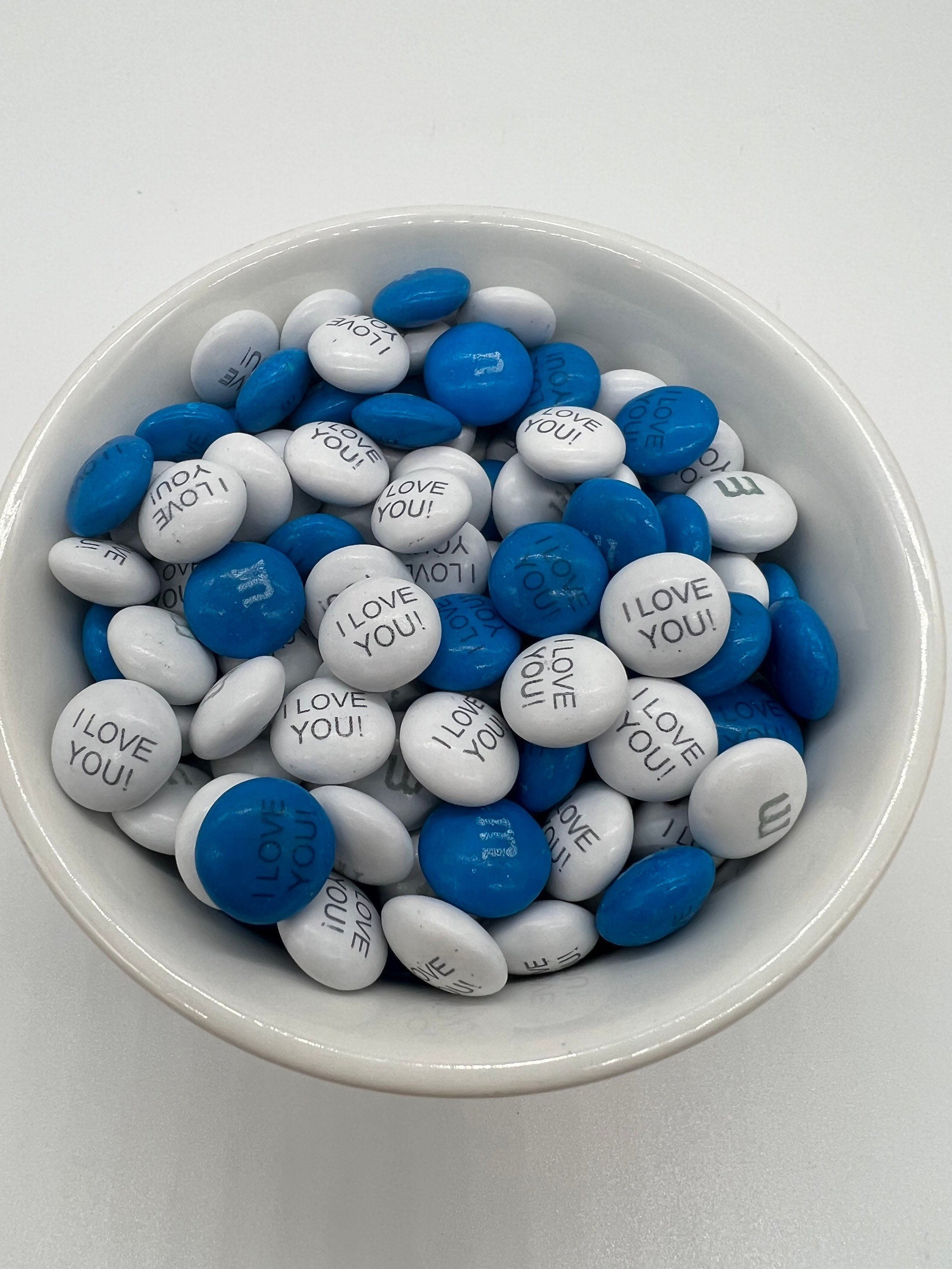Custom Printed Chocolates ANNIVERSARY M&MS Candy Coated Etsy