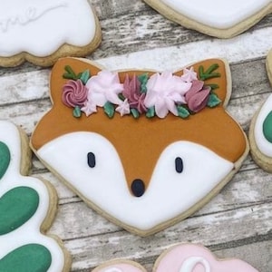Custom Cookie Cutter FOX Animal Forest Cute Fast Made, Fast Ship