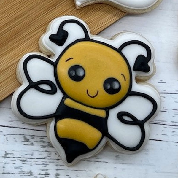 Custom Cookie Cutter BEE Happy Hornet Dragonfly Summer Honey Party Kids Fast Made, Fast Ship