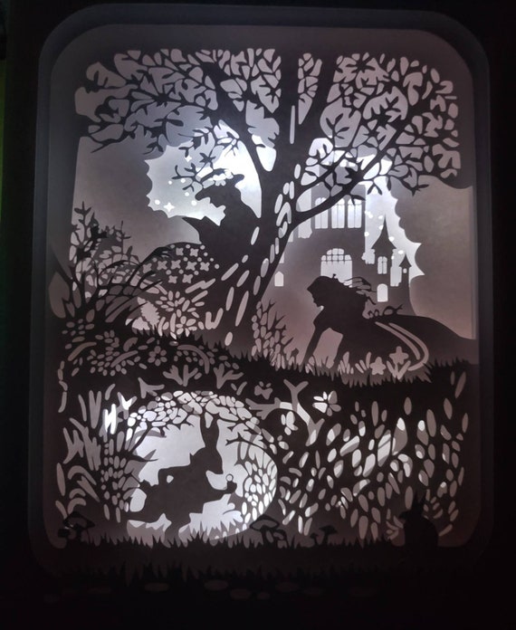 Lights included! 8x10.5 shadow box (finished physical product) Il_570xn