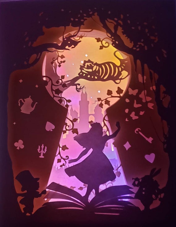 Lights included! 8.5x11 shadow box (finished physical product) Il_570xn