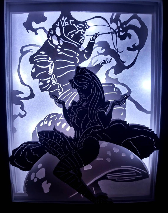 Lights included! 8x10.5 shadow box (finished physical product) Il_570xn