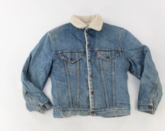 Levi Sherpa Jacket - Etsy Australia