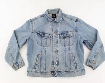 Riveted Lee Denim Jacket | Etsy
