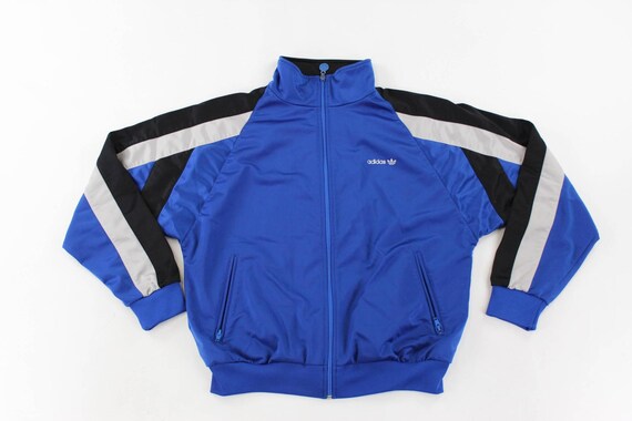 90's Adidas Embroidered Blue White 