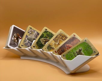 Card organizer for Catan / Monopoly - Perfect for quick card access! Catan / Monopoly card holder