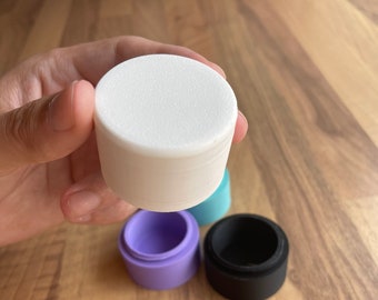 Modular Pill Box | Round & Stackable | Individual colors | 7-Day Medication Organizer | Personal pill container | Robust | 3D printing