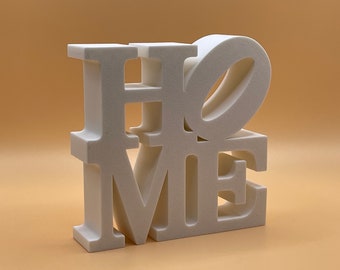 3D Printed Home Sculpture | Abstract Art Decor | Home Sign | 3D printed art