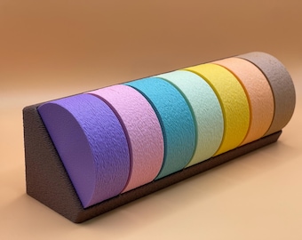 Porta-comprimidos/Conjunto para suplementos redondo com 3 compartimentos / Impresso em 3D / Porta-comprimidos / Personalizado / Porta-comprimidos para 7 dias