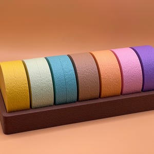 Pill box / Supplement set round with 3 compartments / 3D printing / Pill box / Personalized / 7-day pill box