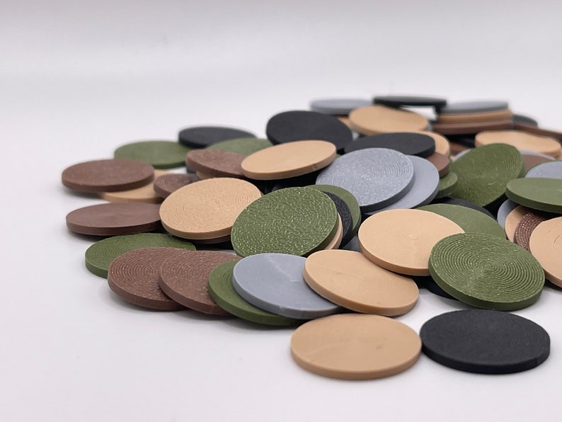 Round confetti for birthdays, table decoration, reusable: stylish confetti, sustainable confetti, modern, environmentally conscious Gemischt Army