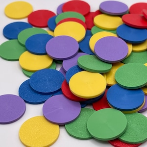 Round confetti for birthdays, table decoration, reusable: stylish confetti, sustainable confetti, modern, environmentally conscious Gemischt Normal