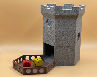 Dice tower for Catan and more: Replaces hexagon fields! Designed specifically for Catan! Perfect addition to your game board!