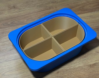 Organizer insert for IKEA TROFAST boxes: perfect organization made easy! Organize your children's room in no time!