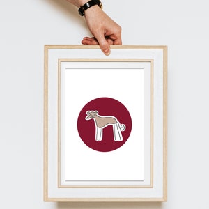 Sticky Feral - stick figure personalised pet portrait (digital download)