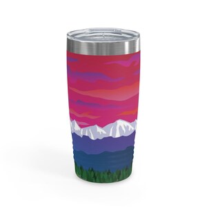 Rocky Mountains 20oz Tumbler, Rocky Mountains Original Graphic Art