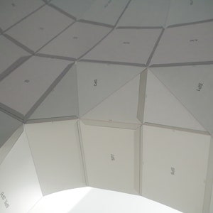 Planos de iglús de papel