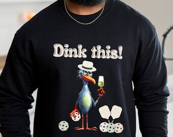 Pickleball Crewneck Sweatshirt, A Cozy and Comfortable Choice for Players and Fans, Pickleball Gift for lovers of the game