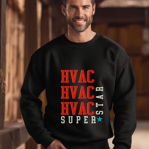 Hvac Tech Funny Sweatshirt, great gift for that Hvac Dad, or Hvac grad. It will keep you cozy and warm this season!