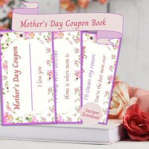 Printable Coupon  Book for Mom
