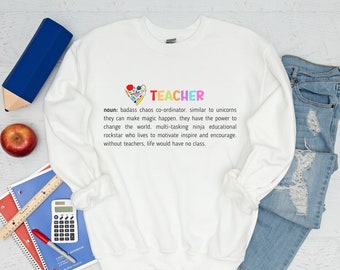 Sudadera De Maestro, Sudadera De Maestro, Camisa Linda Para Maestros, Regalos De Maestros, Camisa De Maestro De Escuela Primaria, Sudaderas De Maestro De Grupo