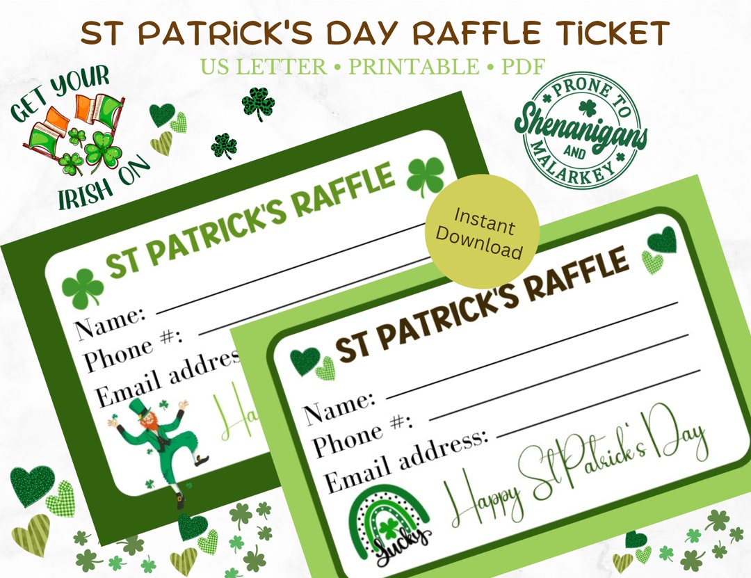 where can i buy oregon st patricks day raffle tickets