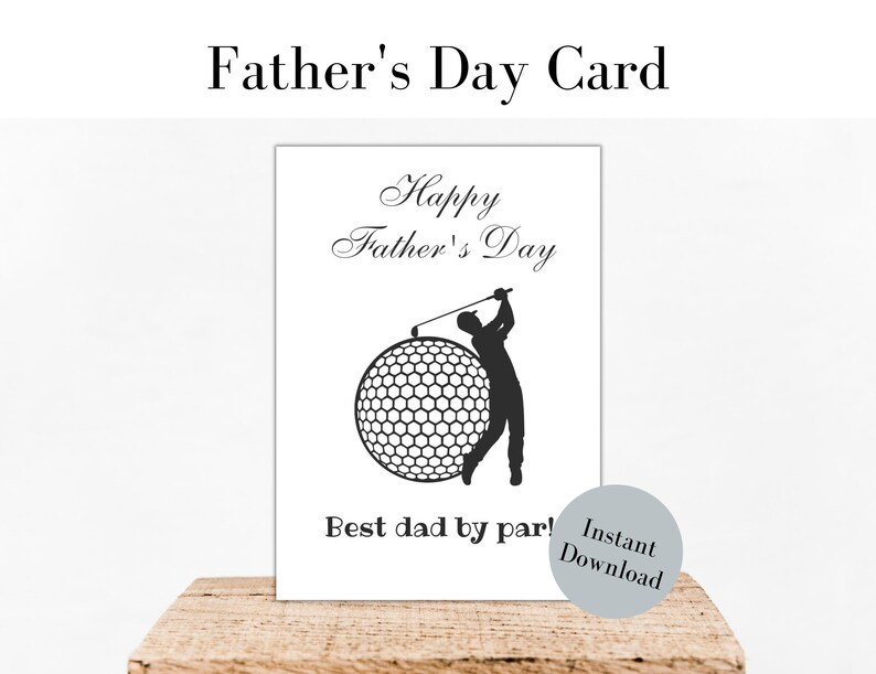Father's Day Card Printable, Happy Father's Day Black & White, Instant ... Father's Day Card Printable, Happy Father's Day Black & White, Instant ...